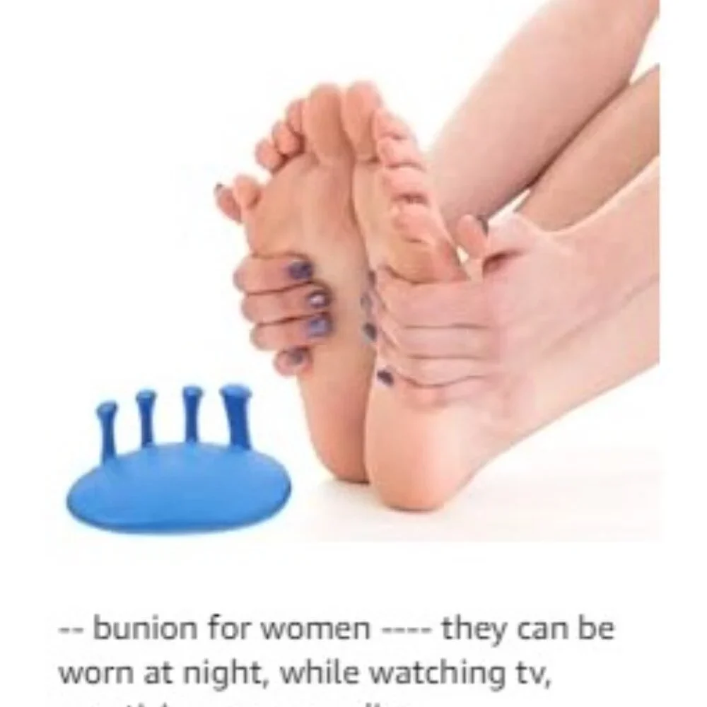 NEW BUNION CUSHION TOE SEPARTOR SPLITTER- BUNION PADS